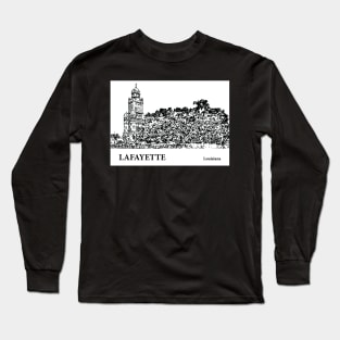 Lafayette Louisiana Long Sleeve T-Shirt